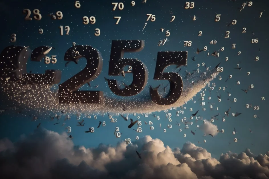 Numbers on clouds