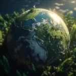 Planet earth green